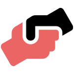 Emoji shaking hands